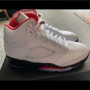 jordan 5 fire red